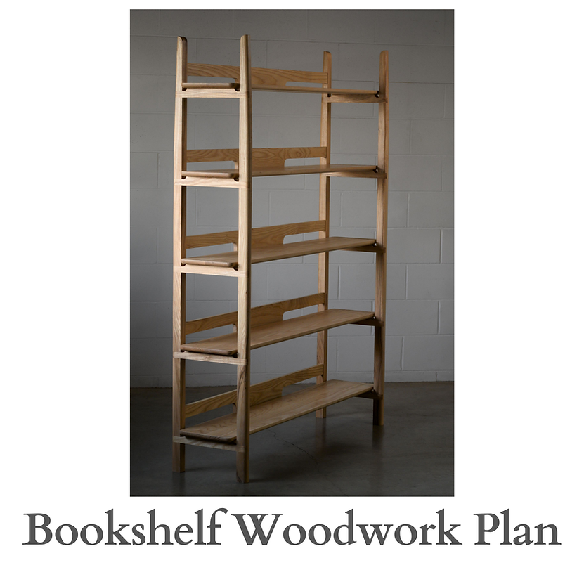 Modern Bookshelf Woodworking Plans PDF