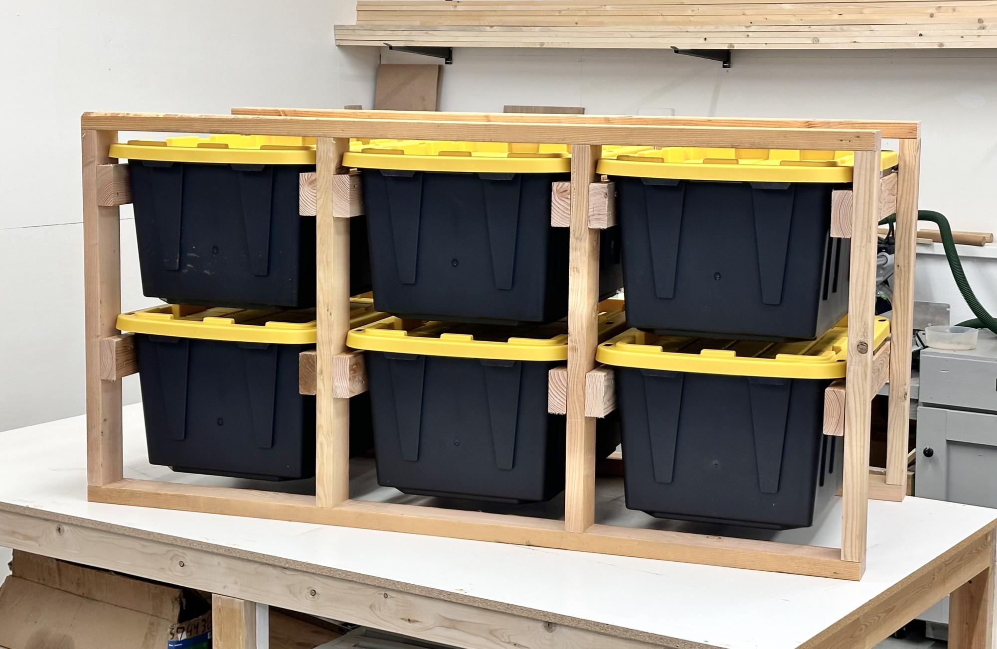 Free Tote Storage Rack Configurator - Image 1