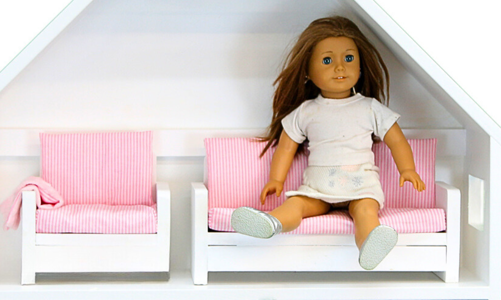 American Girl or 18″ Doll Sofa or Couch Plans woodworking plan