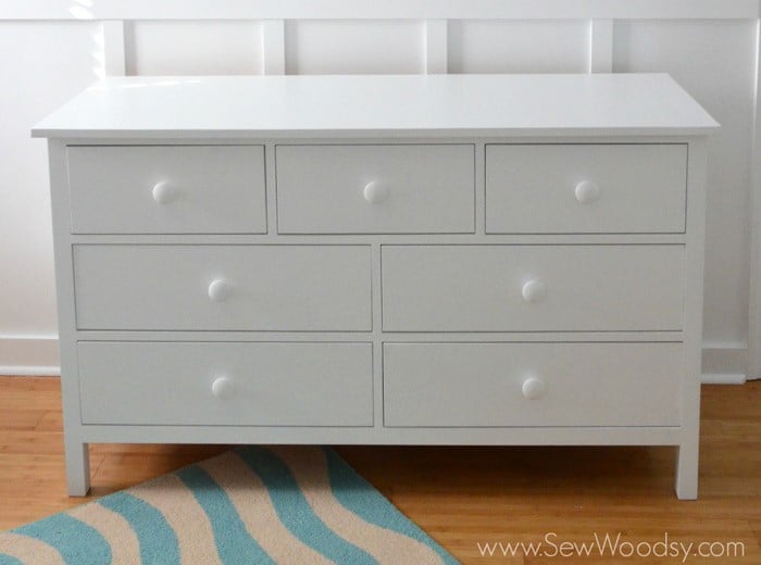 7 Drawer Extra Wide Dresser woodworking plan