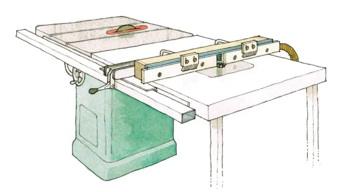 Free Plan: Table Saw/Router Combo woodworking plan