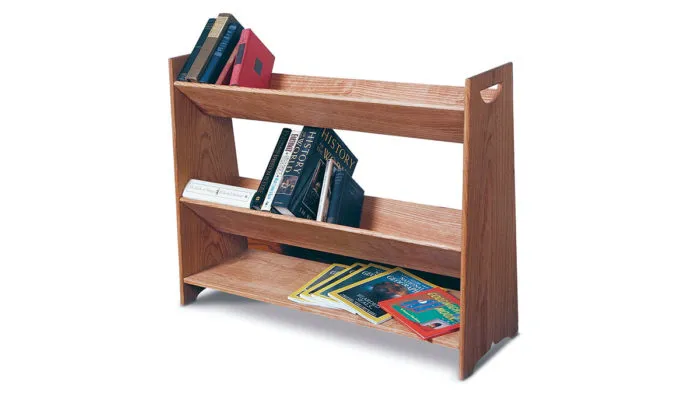 Bookcase Made with Biscuit Joinery woodworking plan