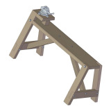 Sturdy sawhorse with mounted vise plan - Image 1