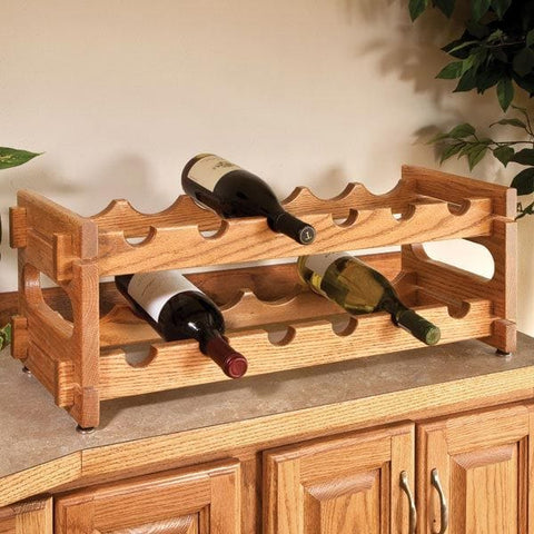 Stackable Wine Rack – Downloadable Plan woodworking plan