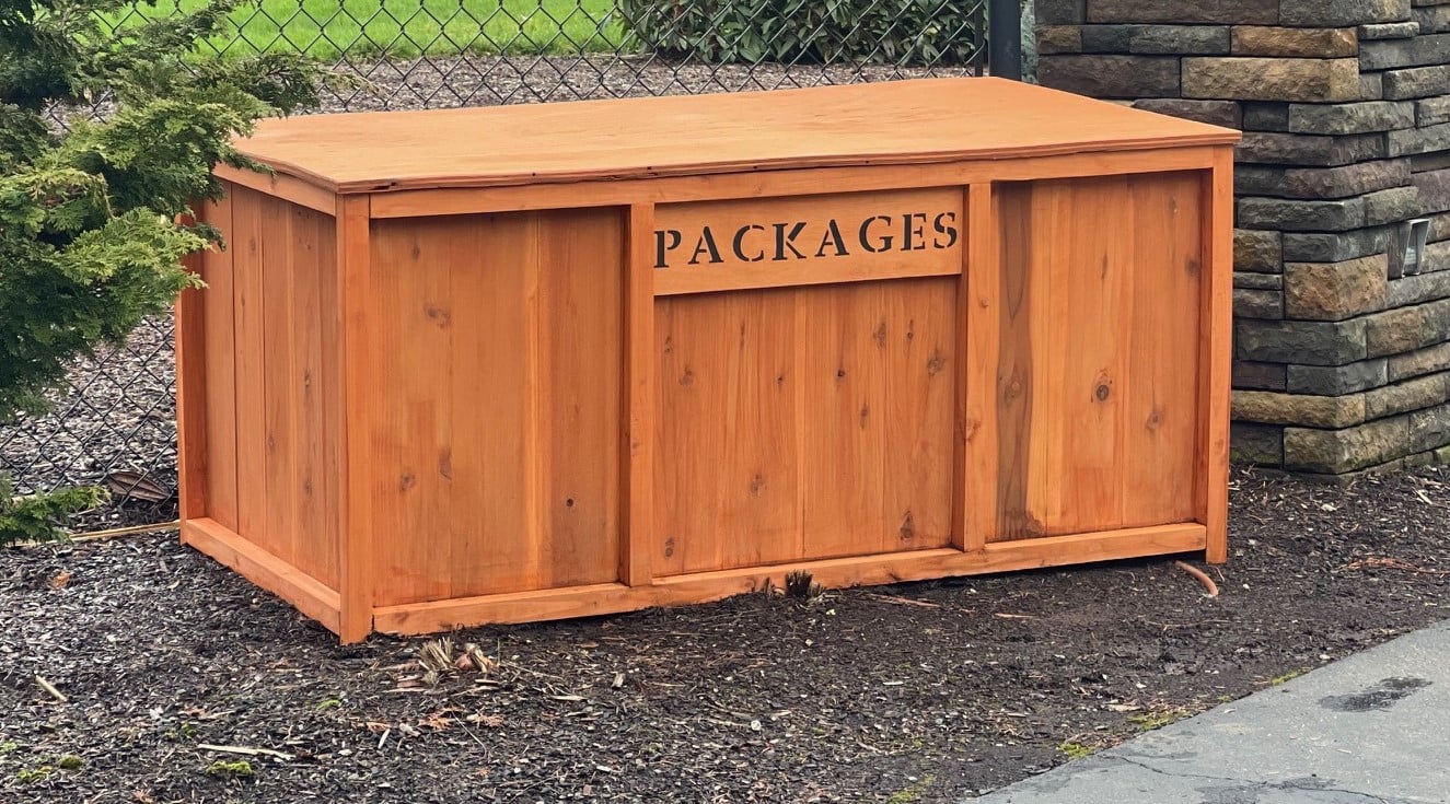 Package Delivery Drop Box woodworking plan