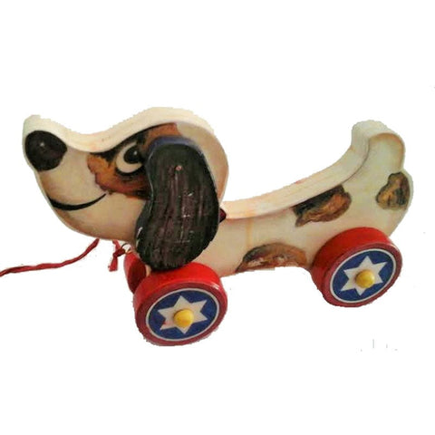 Beagle Dog Pull Toy Woodworking Pattern and Picture woodworking plan