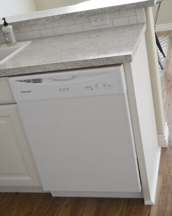 DIY Dishwasher End Panel woodworking plan