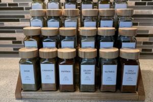 Tiered Wooden Spice Rack woodworking plan