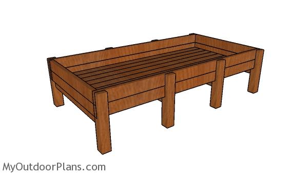 CEDAR RAISED GARDEN BED PLANS woodworking plan