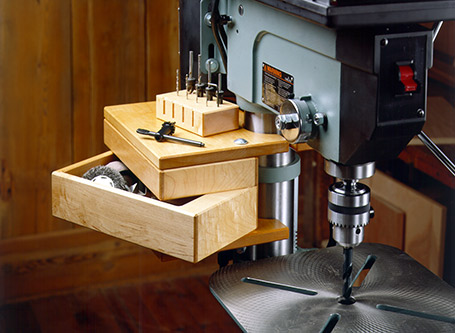 Drill Press Caddy woodworking plan
