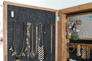 Hidden Jewelry Cabinet woodworking plan