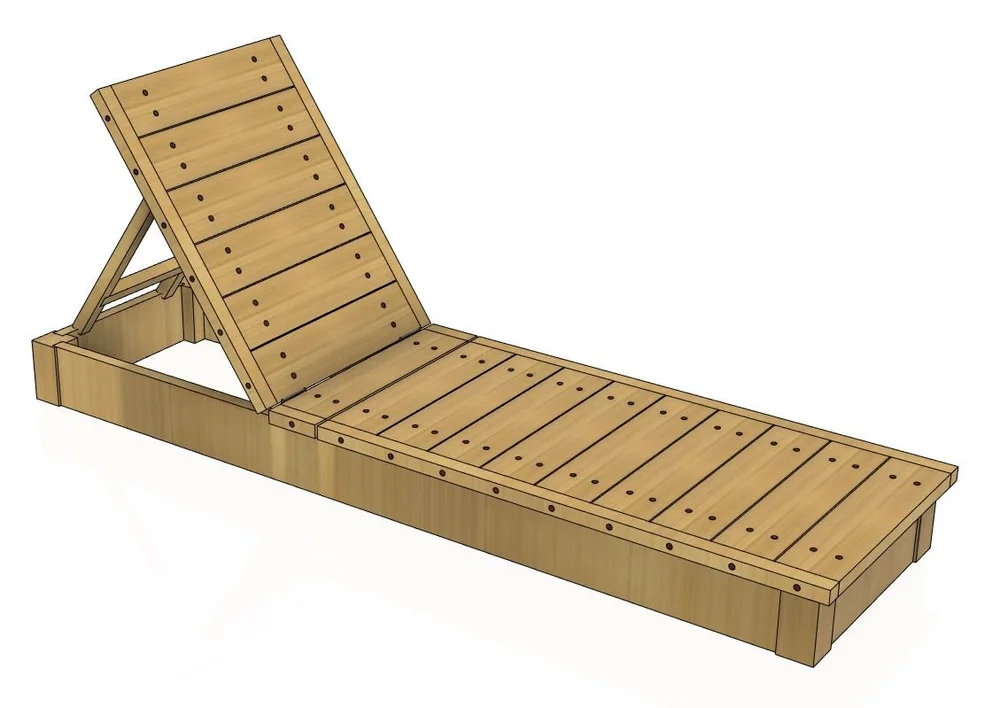 Outdoor Lounge Chair - Image 1