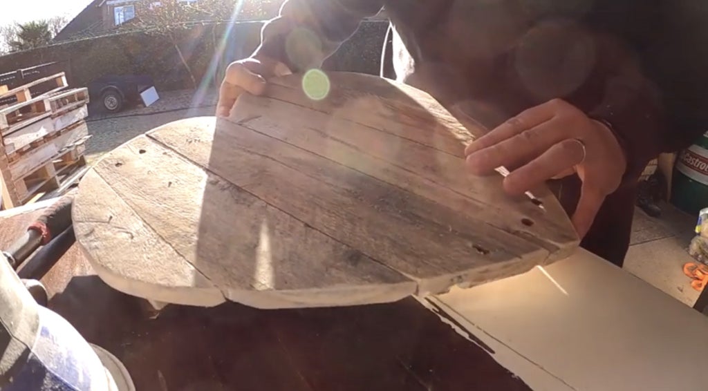 Scrap Wood Heart - Image 1