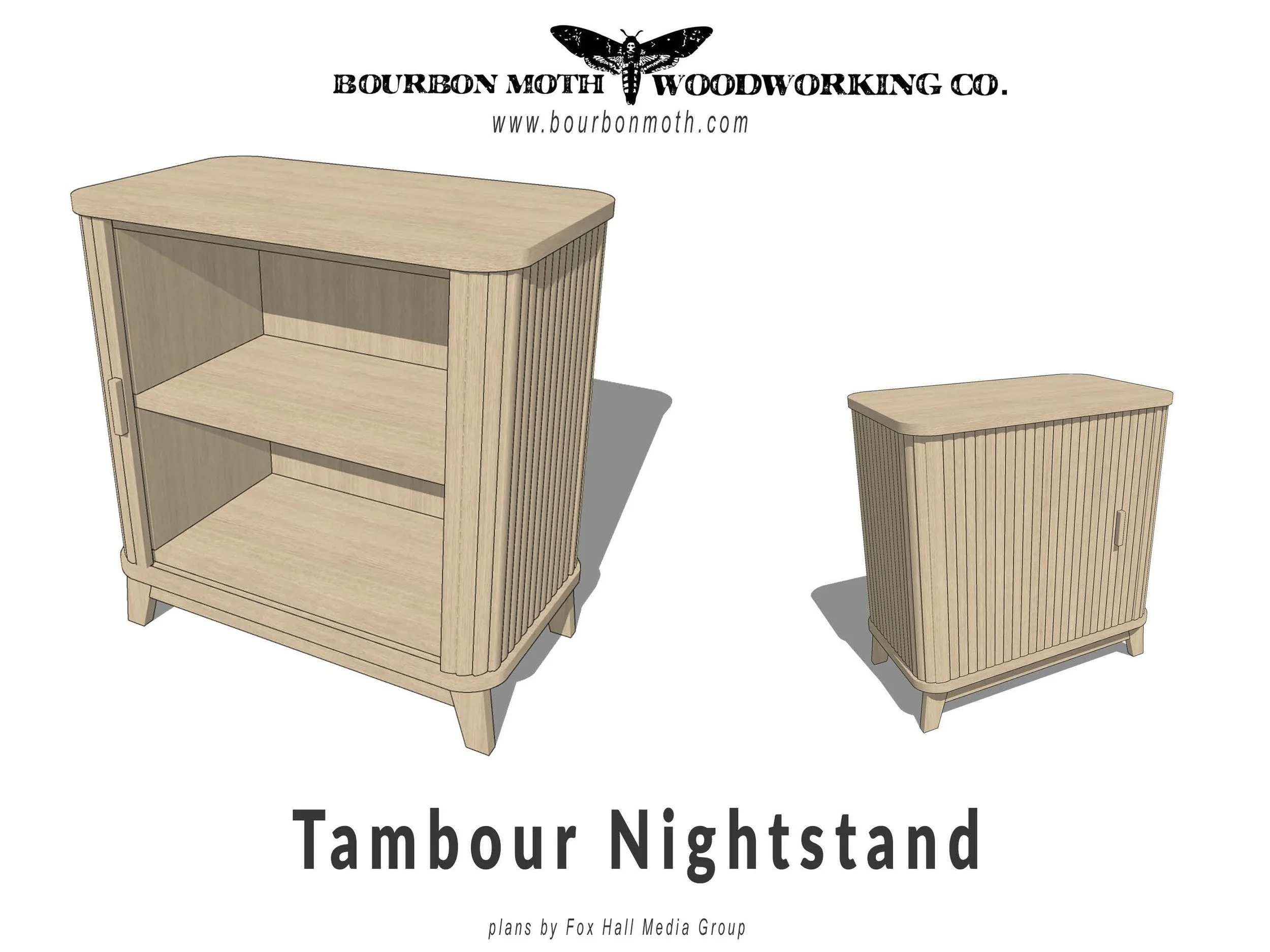 Tambour Nightstand Plans woodworking plan