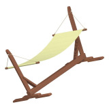 Garden hammock with stand plan woodworking plan