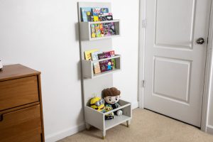 DIY Book and Toy Rack woodworking plan