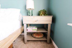 Simple Nightstand with Drawer - Image 1