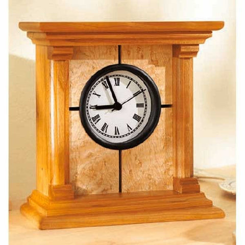 Woodworking Project Paper Plan to Build Architectural Clock - Image 1