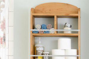 Over Toilet Storage Shelves woodworking plan