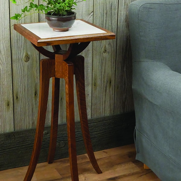 Tile Plant Stand Plan woodworking plan