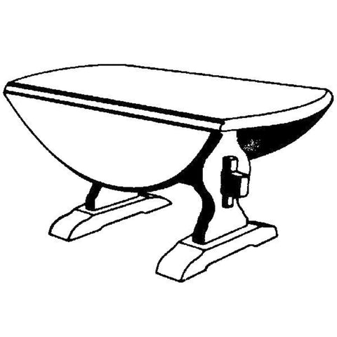 Woodworking Project Paper Plan to Build Drop Leaf Coffee Table woodworking plan