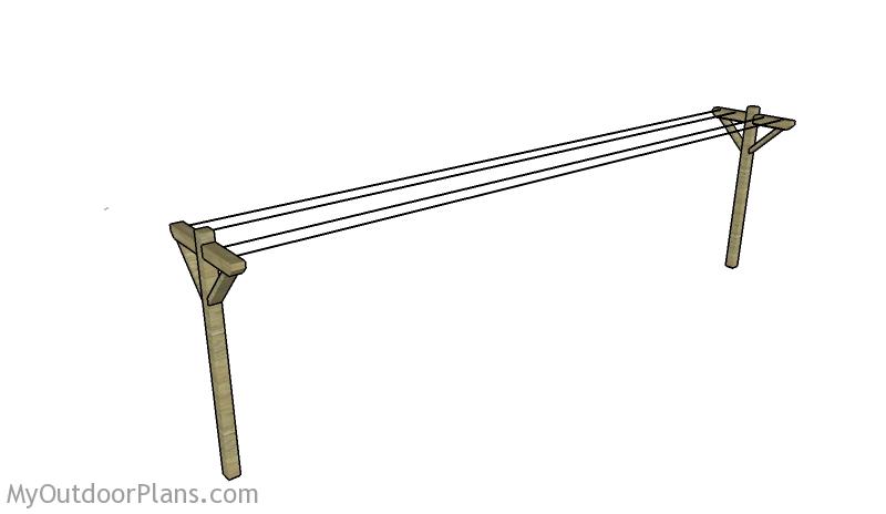 CLOTHESLINE PLANS woodworking plan