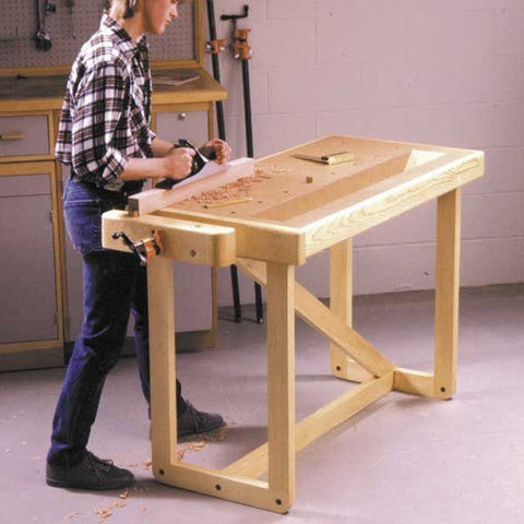 Woodworking Project Paper Plan to Build One-Weekend Workbench - Image 1