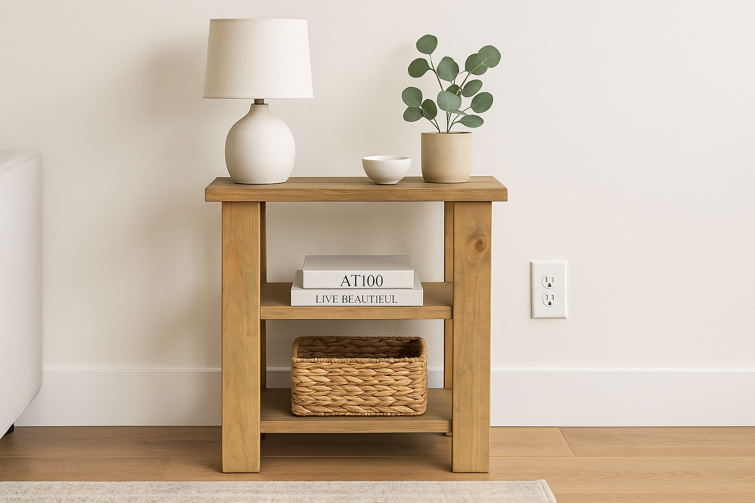 Narrow Side Table [Super Simple Collection] woodworking plan