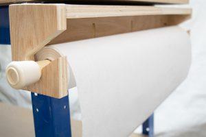 Workbench Paper Roll Dispenser woodworking plan