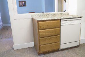 Kitchen Dishwasher Cabinet woodworking plan