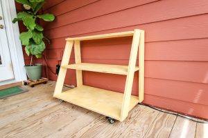 DIY Three-tiered Rolling Plant Stand - Image 1