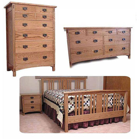Mission Bedroom Woodworking Plan - Image 1
