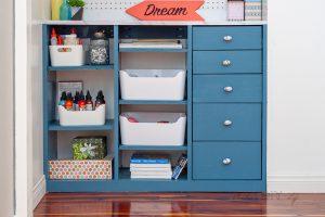 DIY Custom Craft Closet woodworking plan