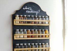 Wall Mounted Spice Rack woodworking plan