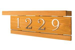 Custom Lighted Address Plaque woodworking plan