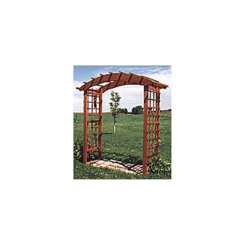 Woodworking Project Paper Plan to Build Archway Arbor - Image 1