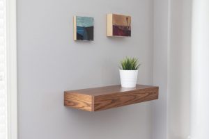 Floating Shelf + Storage woodworking plan
