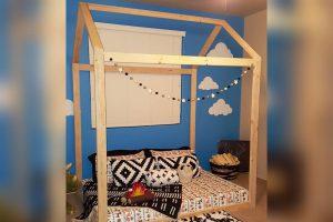 House Bed (twin mattress) woodworking plan