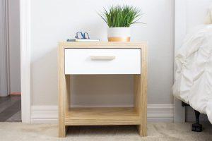 Waterfall Edge Modern Nightstand woodworking plan
