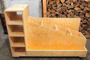 The Ultimate Lumber Storage Cart woodworking plan