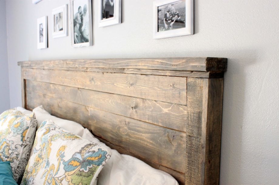 Easy Build Wood Headboard (All Mattress Sizes) woodworking plan