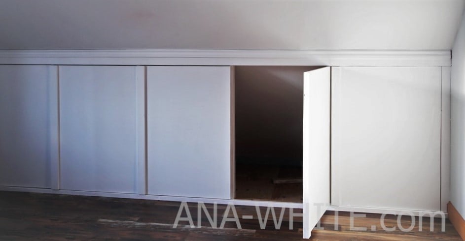 Hidden Door Knee Wall - Image 1