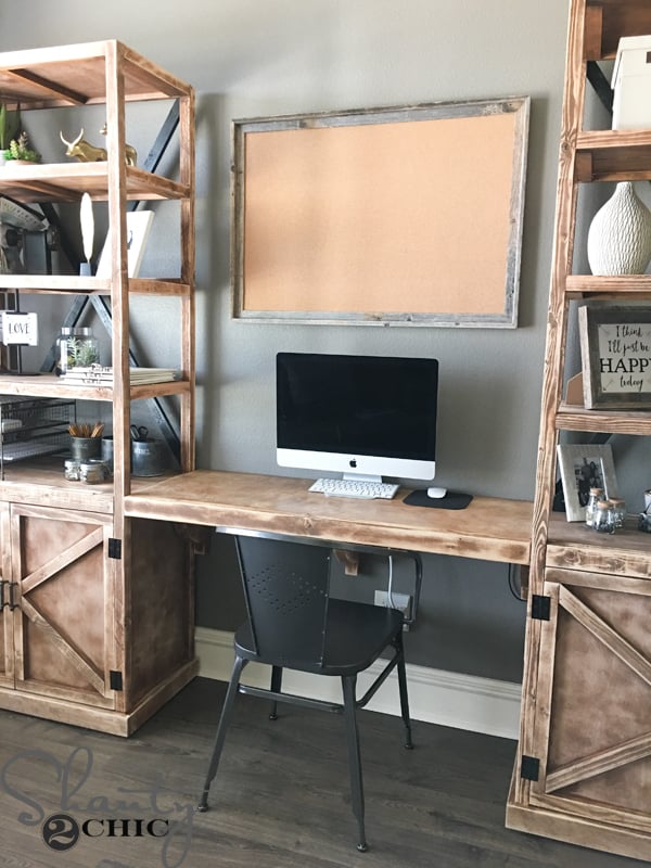 DIY Floating Desk for Office Towers woodworking plan