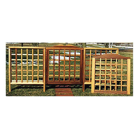 Woodworking Project Paper Plan to Build Trellis Fencing - Image 1