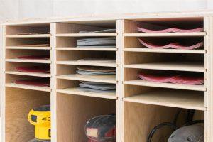 Sander and Sandpaper Storage - Image 1