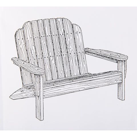 Woodworking Project Paper Plan to Build Adirondack Loveseat woodworking plan