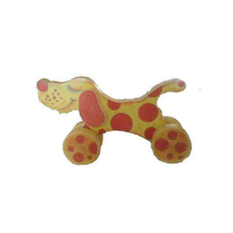 Spotted Dog with Pull Toy Woodworking Pattern and Picture woodworking plan