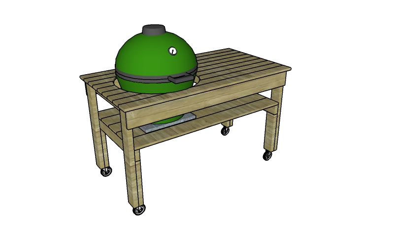 XL BIG GREEN EGG TABLE PLANS - Image 1