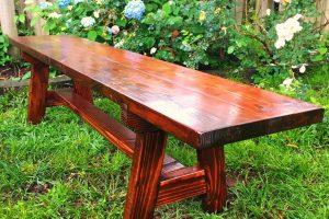 6 Foot Farmhouse Bench woodworking plan