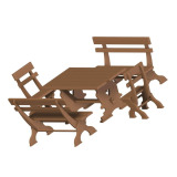 Beer seating set plan woodworking plan